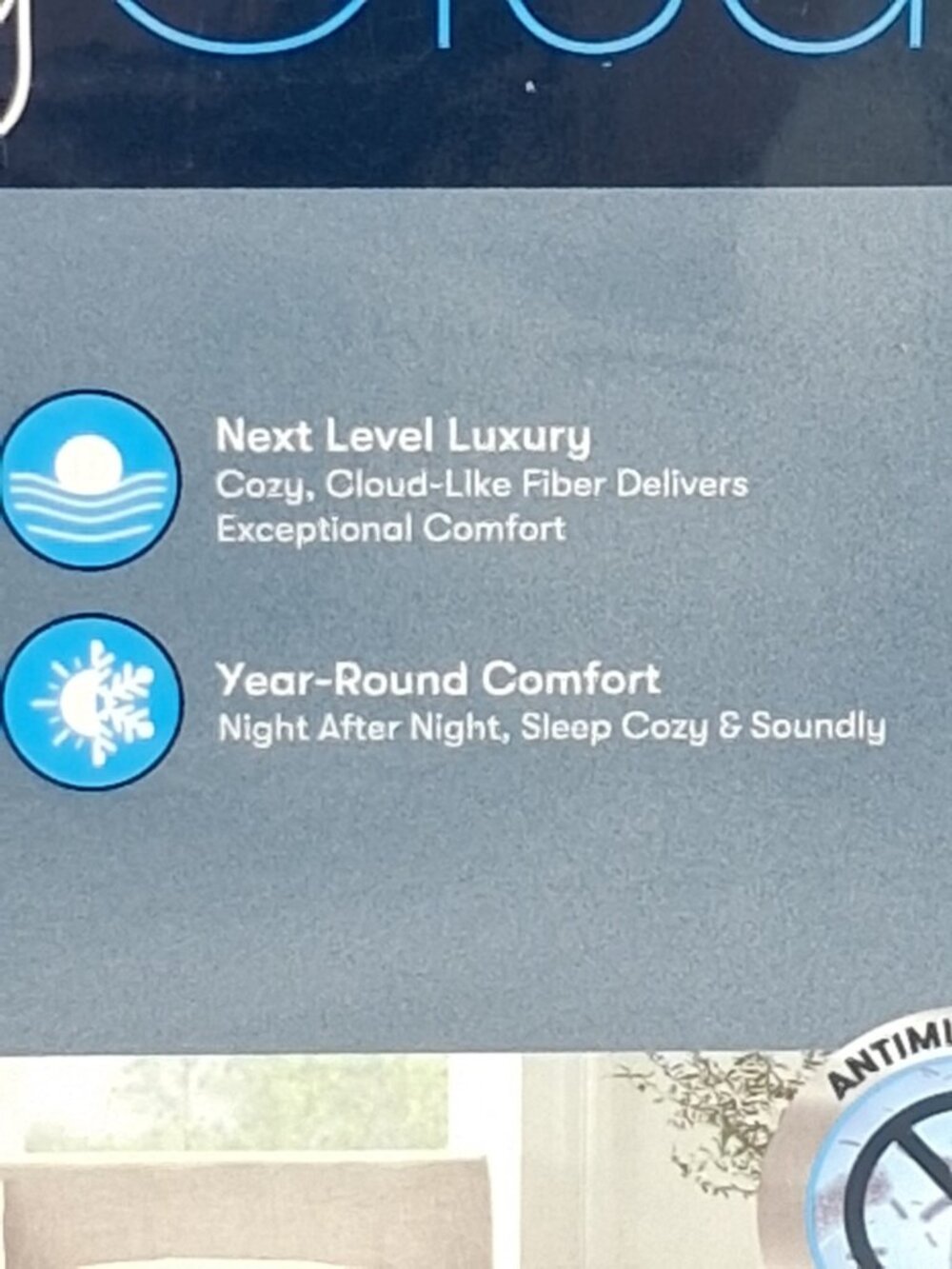 NEW SERTA Simply Clean 3 Piece DUVET SET Size KING  ( 1 Duvet - 2 shams) White - Picture 6 of 7